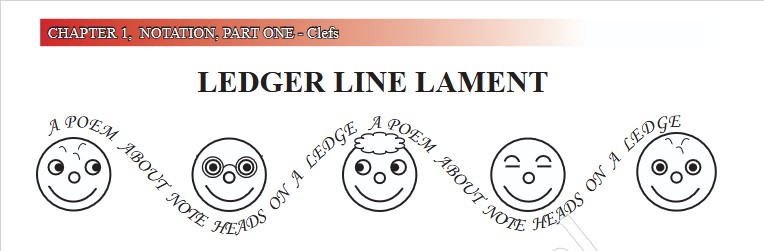 Ledger Line Lament - Note heads on a ledge